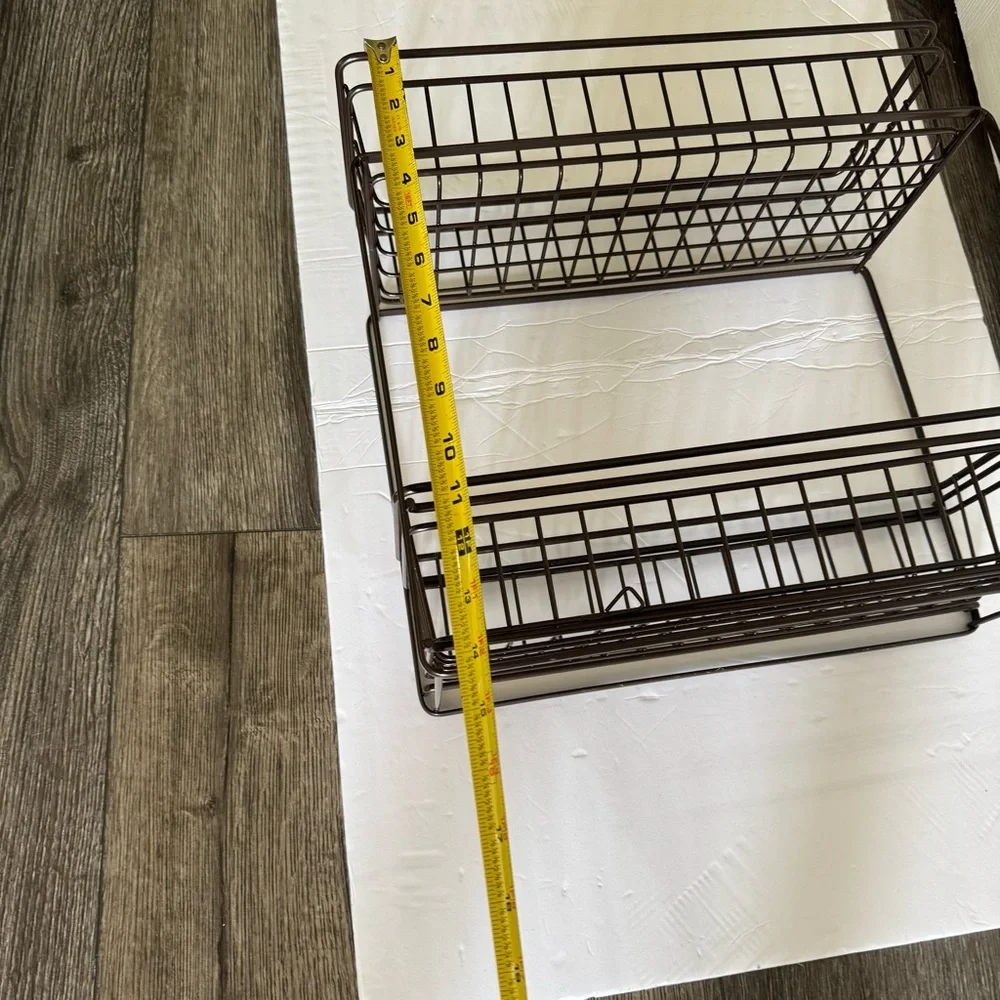 Brown Metal Wall Shelf